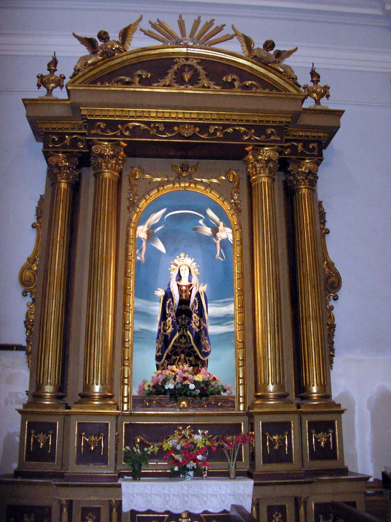 Retablo de la Virgen de los Dolores, patrona de Águilas