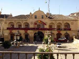 Ayuntamiento de Lorca en la Plaza Mayor 