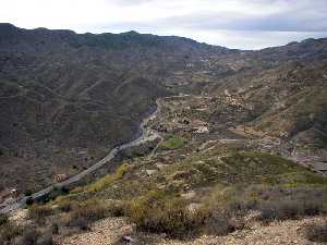 Camino hacia Lorca y guilas 