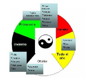 Consumo recomendable de alimentos segn la estacin