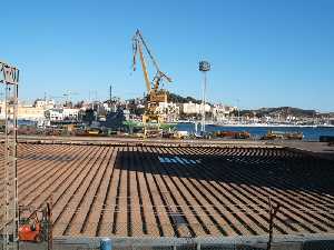 Carenero de la empresa Navantia [Cartagena_San Antonio Abad]