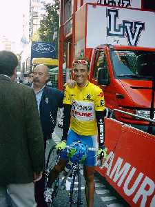 Lder en la Vuelta a Murcia 2004