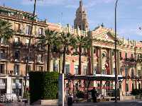 Vista Lateral Izquierda del Ayuntamiento de Murcia