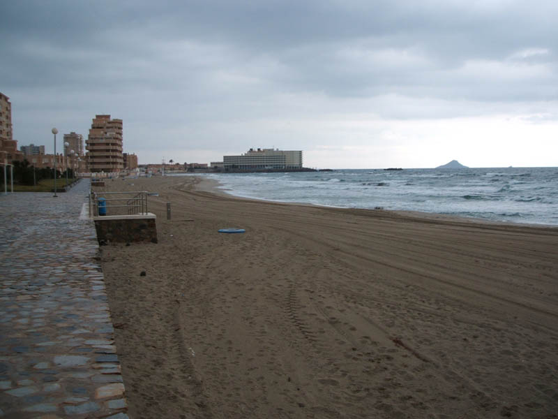 Vista del este de La Manga [Cartagena_Rincn de San Gins]. 