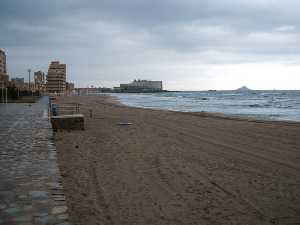 Vista del este de La Manga 