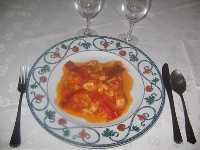 Presentacin Bacalao fresco con tomate 