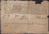 Carta de los Reyes Catlicos pidiendo informacin al gobernador del Marquesado sobre la queja efectuada por Martn Alonso, procurador  de la villa de Yecla, por  el cobro del impues 