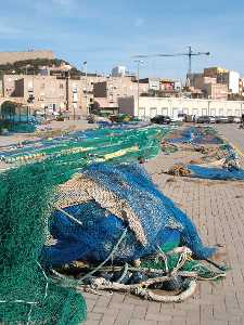 Redes de pescadores de Santa Luca 