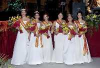  Reina y Damas de las Fiestas Patronales 