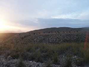 Atardecer en la Sierra de Ascoy 