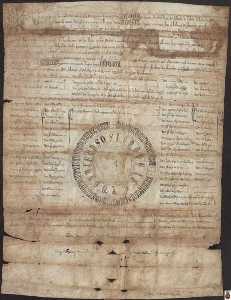Carta Real del Rey Alfonso X El Sabio otorgndole el lugar de Campos [Proyecto Carmes]