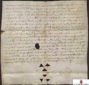 Carta abierta de Sancho IV ratificando y confirmando la concesin de mezquitas a favor del concejo de Murcia...[Proyecto Carmes]