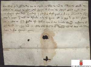 Carta de Alfonso X al concejo de Murcia, autorizndole a  abrir una nueva puerta en los muros de la ciudad...[Proyecto Carmes]
