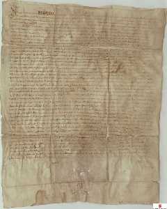Carta abierta de Fernando IV a don Abrahim Aboxac Ibn Hud...[Proyecto Carmes]