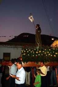 Procesin con Santiago Apstol en Portmn [La Unin_Portmn]