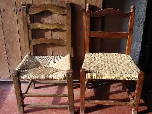 sillas de madera de morera