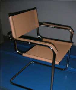 silla de cuero