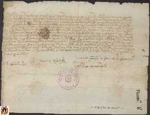 Nombramiento de Lorca como ciudad  por el Rey Juan II el 5 de Marzo de 1442 [Proyecto Carmes]