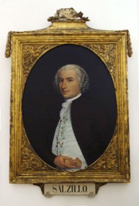 Retrato de Salzillo expuesto en el Museo Salzillo