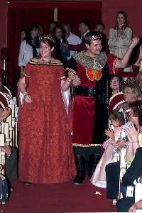 REY CRISTIANO 2006. JOSE LUIS CON EVA