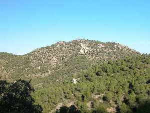 Vista de la cara Oeste del Cabezo de Turra. Sierra de la Pila.