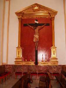 Imagen del Cristo crucificado- Iglesia Churra