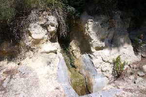 Fuente de La Vereda en la Sierra de La Pila de Fortuna 