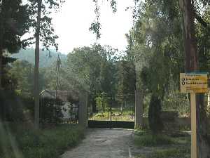 Punto de informacin del Parque y acceso al Arboretum. P. R. El Valle y Carrascoy.