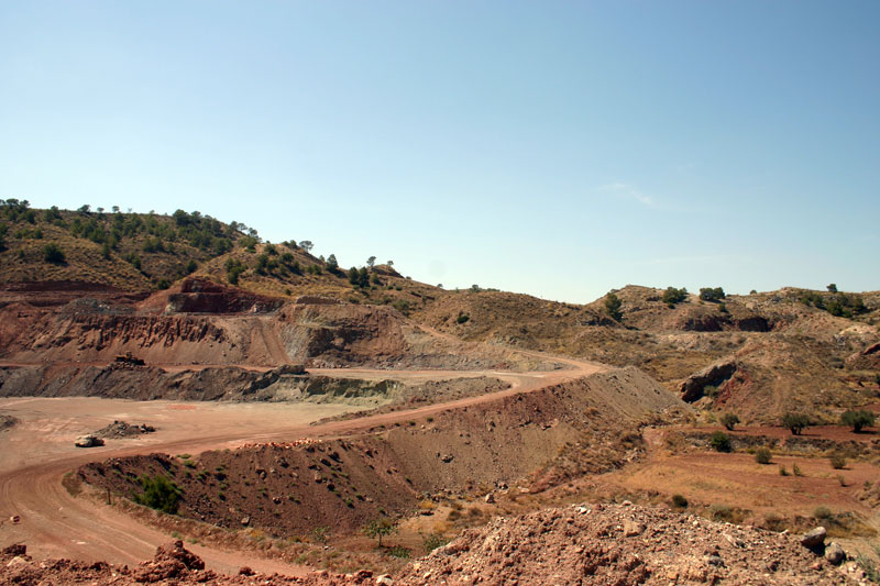 Vista de las Minas de Arcilla [Macisvenda]. 