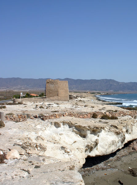 Vista de la Torre de Cope y paleodunas [Cope]. 