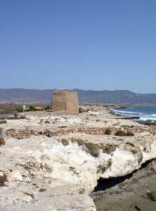 Vista de la Torre de Cope y paleodunas 