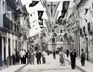 Calle Cnovas del Castillo-Jumilla -1956-altura Bar Molinero