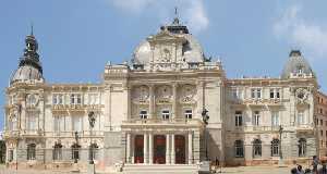 Fachada del Ayuntamiento de Cartagena