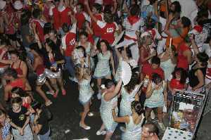 Gran expectacin para presenciar el chupinazo