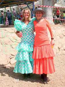 Disfrutando de la Feria de Medioda