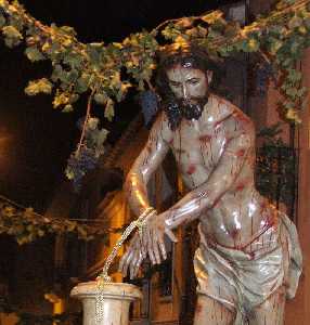 El Cristo en Jumilla (detalle calle Amargura 22-9-2006)