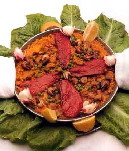 Arroz con costillejas