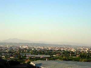 Vista de Murcia desde Algezares