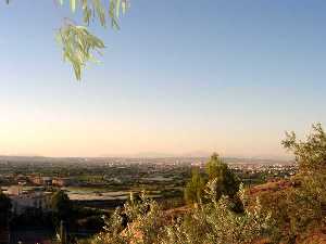 Vista de Murcia desde Algezares 