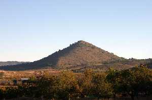 Vistas de Coy con Almendros 