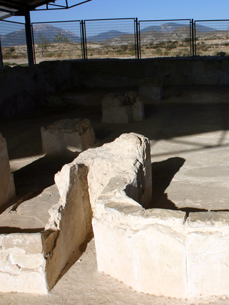 Detalle de la Mezquita del Cortijo del Centeno [La Tova]. 