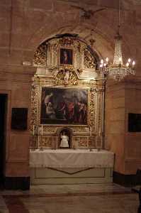 Interior del Santuario de la Vera Cruz