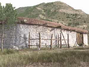 Recreacin de una vivienda de La Bastida [La Bastida de Totana]