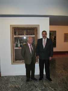 Con Carmelo Basterra Ortiz, Premio Reina Sofa ao 1987