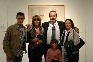 Con su familia