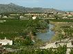Panormica de la presa de la Andelma, en Cieza. Sotos fluviales. - Jos Antonio Fernndez Martnez