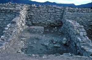 Interior de una casa de Molinicos (Moratalla)