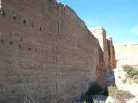 Tapial y torre en la alcazaba 
