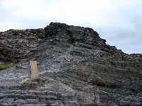 Micaesquistos grafitosos de Calblanque. Estas litologas afloran en el basamento de algunos mantos de los complejos Nevado-filbride y Alpujrride 