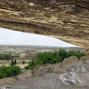 Interior de la Cueva Negra